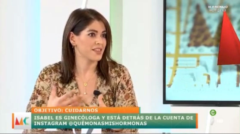 Isabel Castaño especialista en ginecología, entrevistada en el programa «Murcia conecta» de 7RM