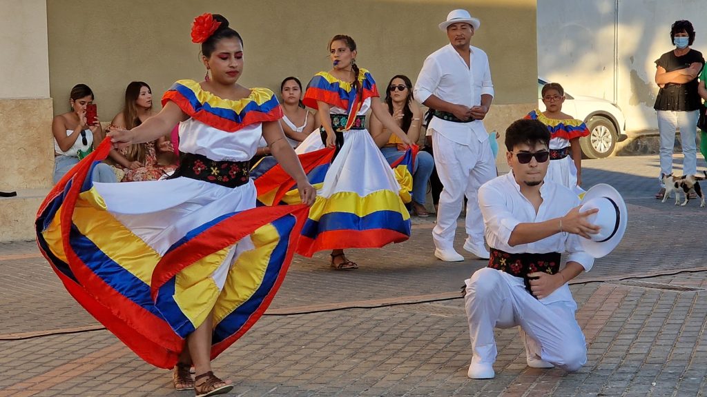 La comunidad ecuatoriana en Abarán  celebra la festividad de la Virgen del Cisne