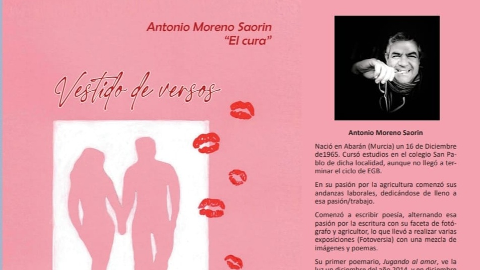 Antonio Moreno «El Cura» prepara el lanzamiento de su tercer libro