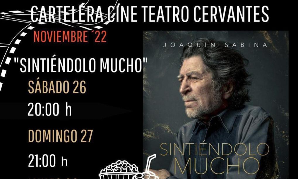 Este fin de semana vuelve el cine de estreno al teatro Cervantes con nuevos horarios