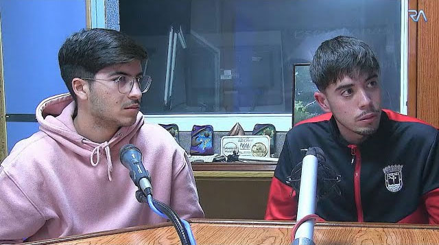 Los juveniles, Rubén García y Pablo David Guillén, protagonistas de Polideportivo