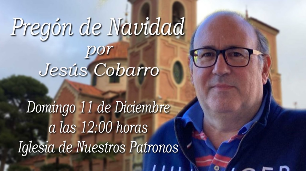 Jesús Cobarro pregonará la Navidad abaranera el próximo domingo 11 de diciembre
