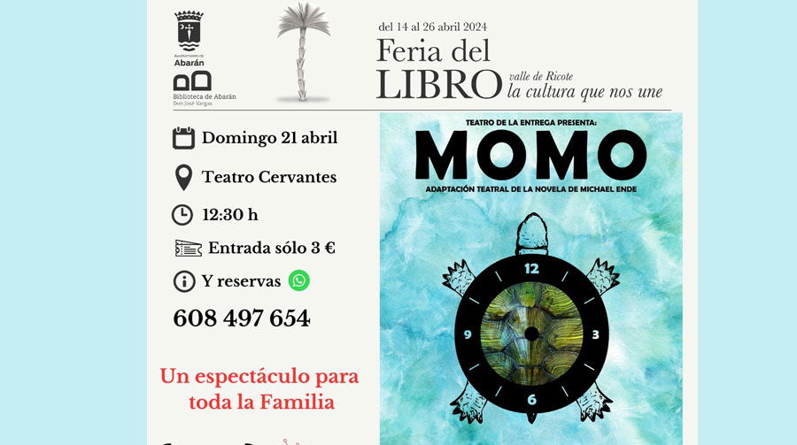 Este domingo en el Cervantes, teatro para toda la familia con «Momo»